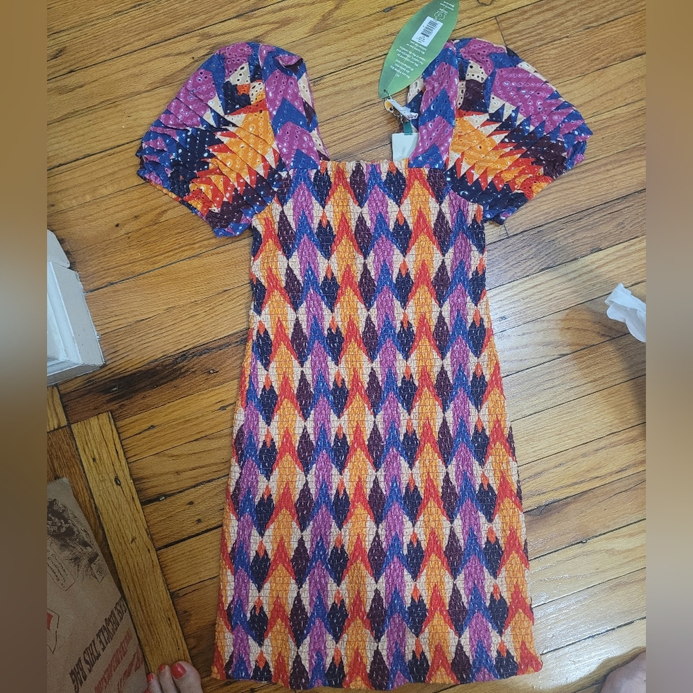 Multicolor dress farm rio
